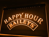 Baileys Happy Hour  LED Neon Sign Electrical - Orange - TheLedHeroes