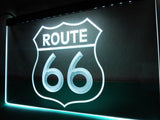 Route 66 Mother Road LED Neon Sign Electrical - White - TheLedHeroes