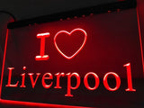 I Love Liverpool LED Neon Sign Electrical - Red - TheLedHeroes