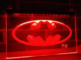 Batman Hero Man Cave LED Neon Sign USB - Red - TheLedHeroes