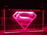 FREE Superman Hero Cave LED Sign - Purple - TheLedHeroes
