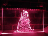 FREE Star Wars Boba Fett LED Sign - Purple - TheLedHeroes