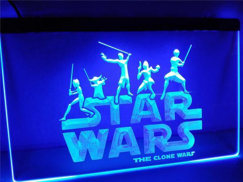 Star Wars The Clone Wars LED Neon Sign USB -  - TheLedHeroes