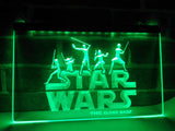 Star Wars The Clone Wars LED Neon Sign USB - Green - TheLedHeroes