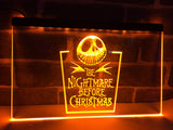 FREE The Nightmare Before Christmas (3) LED Sign - Orange - TheLedHeroes