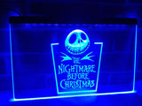 FREE The Nightmare Before Christmas (3) LED Sign - Blue - TheLedHeroes