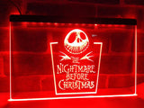 The Nightmare Before Christmas (3) LED Neon Sign USB - Red - TheLedHeroes