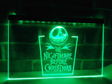 The Nightmare Before Christmas (3) LED Neon Sign USB - Green - TheLedHeroes