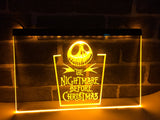 The Nightmare Before Christmas (3) LED Neon Sign Electrical - Yellow - TheLedHeroes