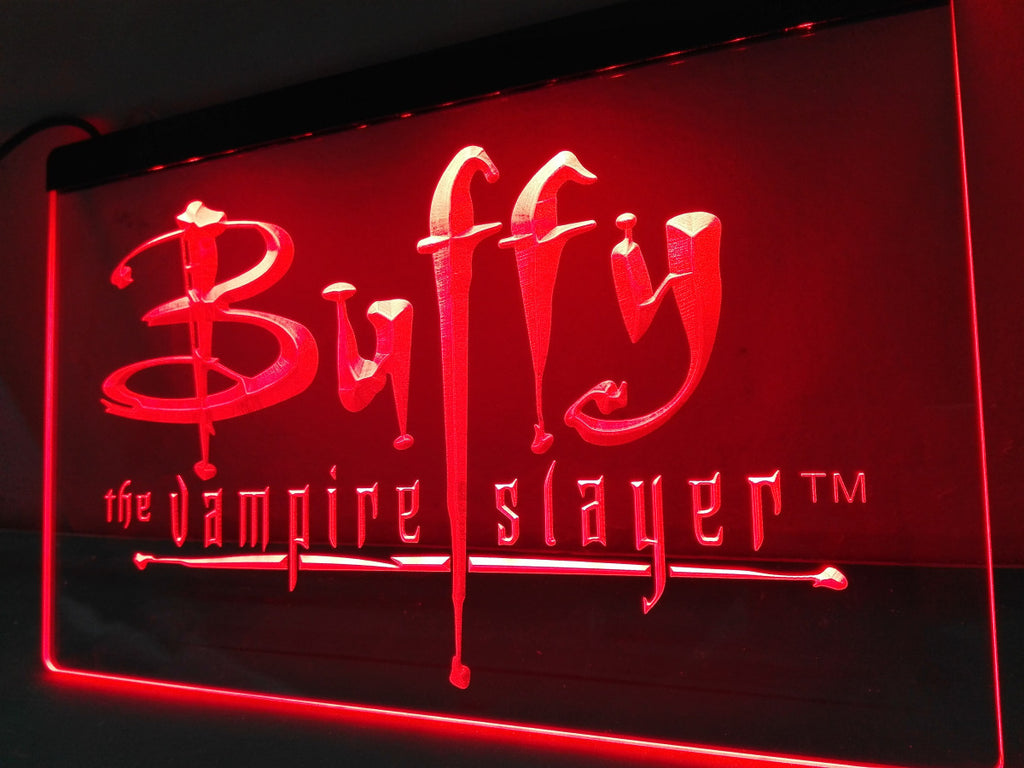 Buffy the Vampire Slayer Movie LED Sign - Red - TheLedHeroes