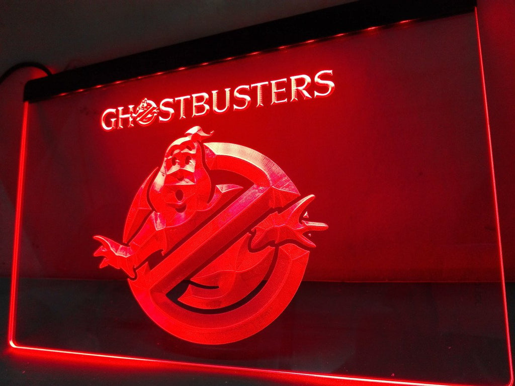 Ghostbusters LED Neon Sign Electrical - Red - TheLedHeroes