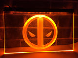 DEADPOOL LED Neon Sign USB - Orange - TheLedHeroes