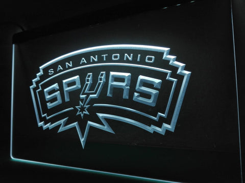 San Antonio Spurs LED Neon Sign USB - White - TheLedHeroes