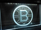 Boston Bruins LED Neon Sign USB - White - TheLedHeroes