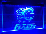 FREE Calgary Flames LED Sign - Blue - TheLedHeroes