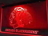 Chicago Blackhawks LED Neon Sign Electrical - Red - TheLedHeroes