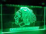 Chicago Blackhawks LED Neon Sign Electrical - Green - TheLedHeroes