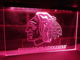 Chicago Blackhawks LED Neon Sign Electrical - Purple - TheLedHeroes