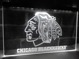 Chicago Blackhawks LED Neon Sign Electrical - White - TheLedHeroes