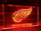 Detroit Red Wings LED Sign - Orange - TheLedHeroes