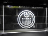Edmonton Oilers LED Neon Sign USB - White - TheLedHeroes