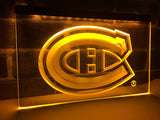 Montreal Canadiens LED Neon Sign USB - Yellow - TheLedHeroes