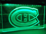 Montreal Canadiens LED Neon Sign USB - Green - TheLedHeroes