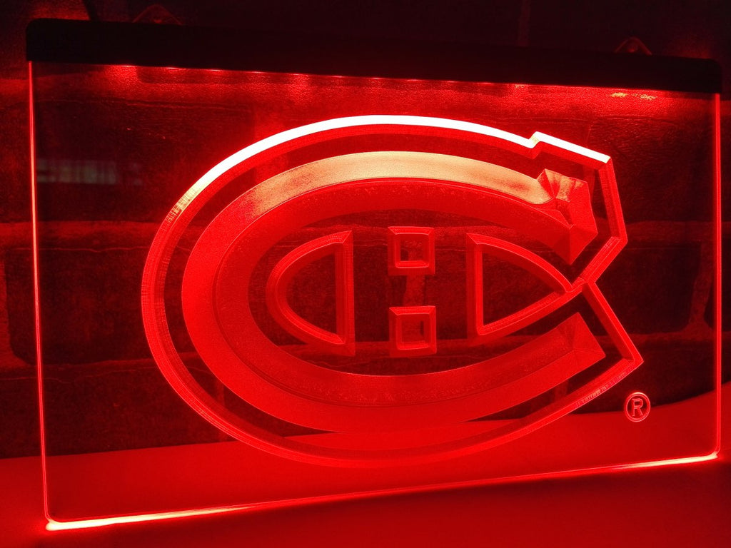 FREE Montreal Canadiens LED Sign - Red - TheLedHeroes