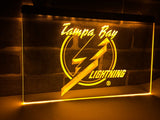 Tampa Bay Lightning LED Neon Sign USB - Yellow - TheLedHeroes