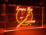 Tampa Bay Lightning LED Neon Sign USB - Orange - TheLedHeroes