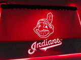 Cleveland Indians (3) LED Neon Sign Electrical - Red - TheLedHeroes