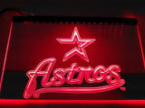 Houston Astros (2) LED Neon Sign Electrical - Red - TheLedHeroes