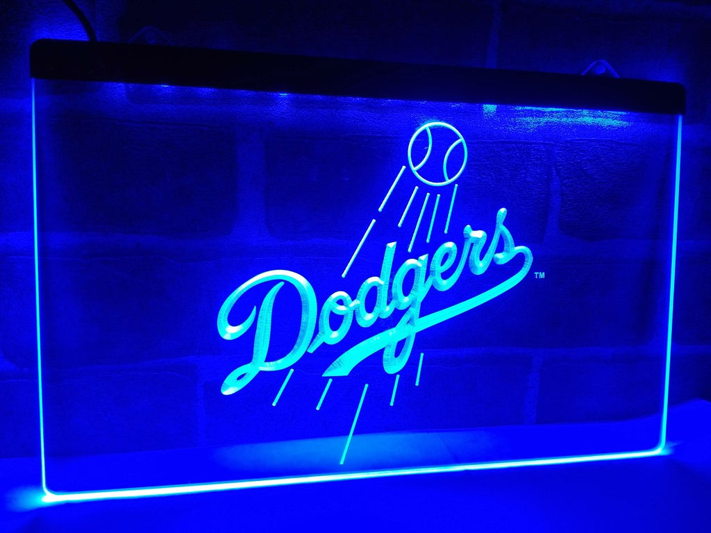 FREE Los Angeles Dodgers LED Sign - Blue - TheLedHeroes