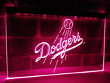 Los Angeles Dodgers LED Neon Sign USB - Purple - TheLedHeroes