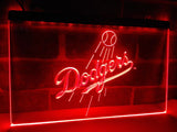 Los Angeles Dodgers LED Neon Sign Electrical - Red - TheLedHeroes