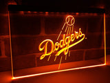 Los Angeles Dodgers LED Neon Sign Electrical - Orange - TheLedHeroes