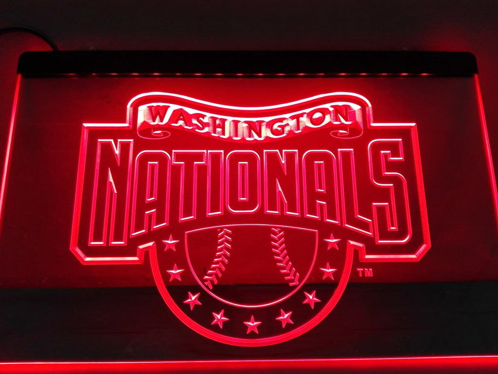 FREE Washington Nationals (3) LED Sign - Red - TheLedHeroes