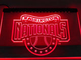 Washington Nationals (3) LED Neon Sign USB - Red - TheLedHeroes