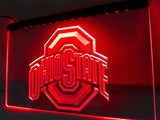 Ohio State LED Neon Sign USB - Red - TheLedHeroes