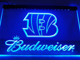 FREE Cincinnati Bengals Budweiser LED Sign - Blue - TheLedHeroes