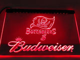 Tampa Bay Buccaneers Budweiser LED Neon Sign Electrical - Red - TheLedHeroes