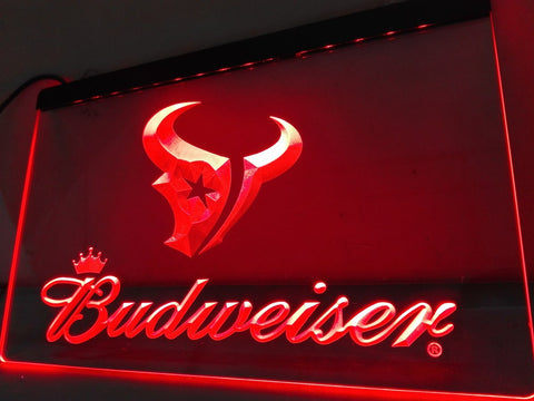 FREE Houston Texans Budweiser LED Sign -  - TheLedHeroes