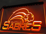 Buffalo Sabres LED Neon Sign USB - Orange - TheLedHeroes