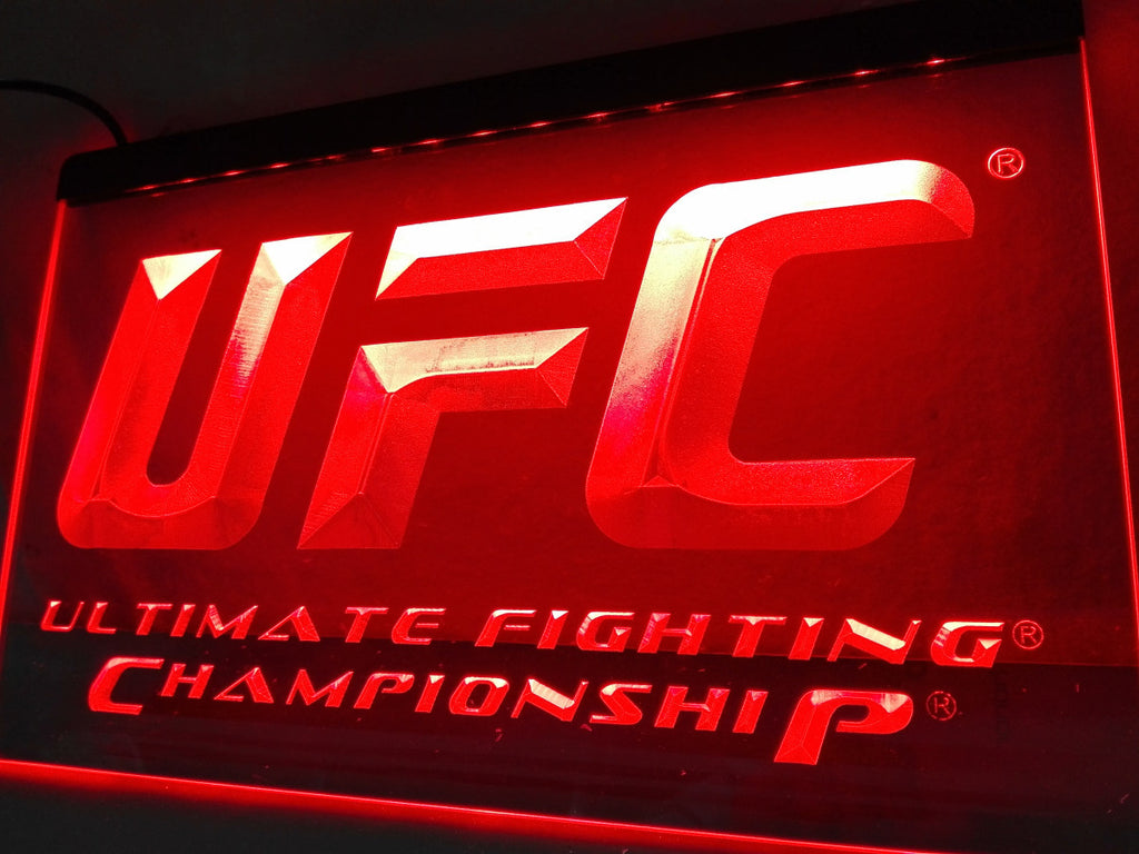 FREE UFC LED Sign - Red - TheLedHeroes