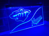 FREE Minnesota Wild LED Sign - Blue - TheLedHeroes