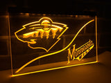 FREE Minnesota Wild LED Sign - Yellow - TheLedHeroes
