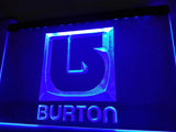 Burton Snowboarding LED Neon Sign USB - Blue - TheLedHeroes