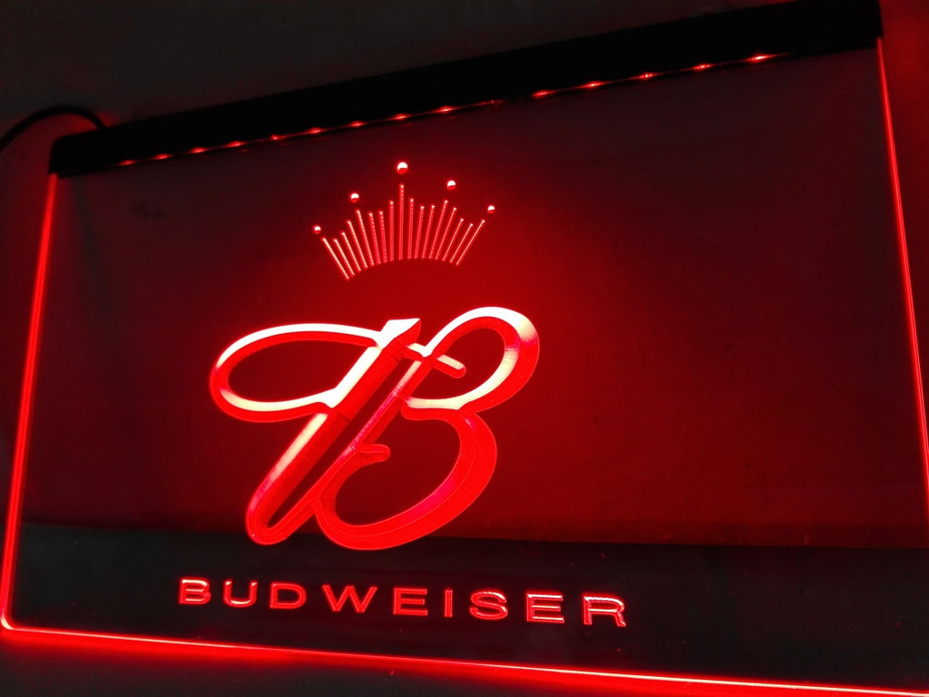 FREE Budweiser  LED Sign - Red - TheLedHeroes