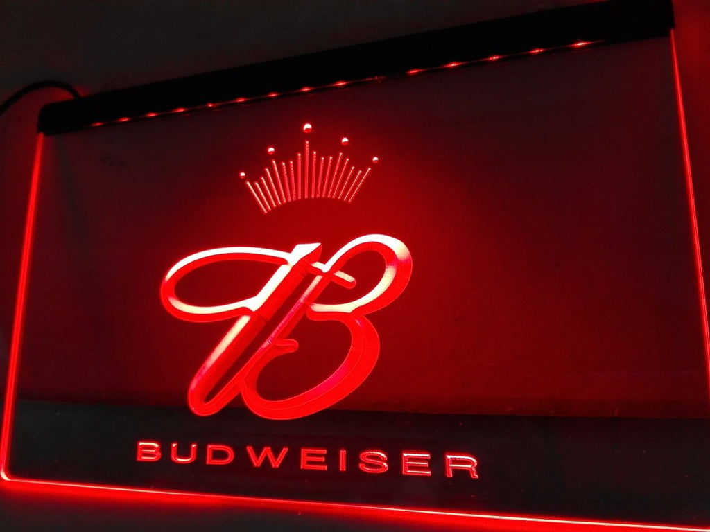 Budweiser  LED Neon Sign USB - Red - TheLedHeroes