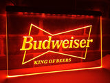 Budweiser King of Beer (2) LED Neon Sign Electrical - Orange - TheLedHeroes